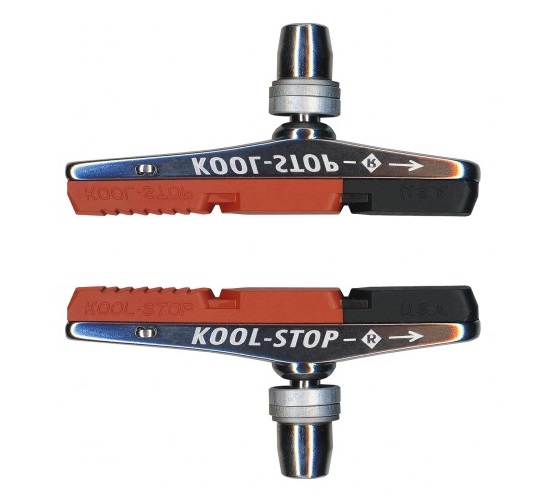 Kool Stop H12 V-Type 2 (R16) Bremsschuh dual compound silber