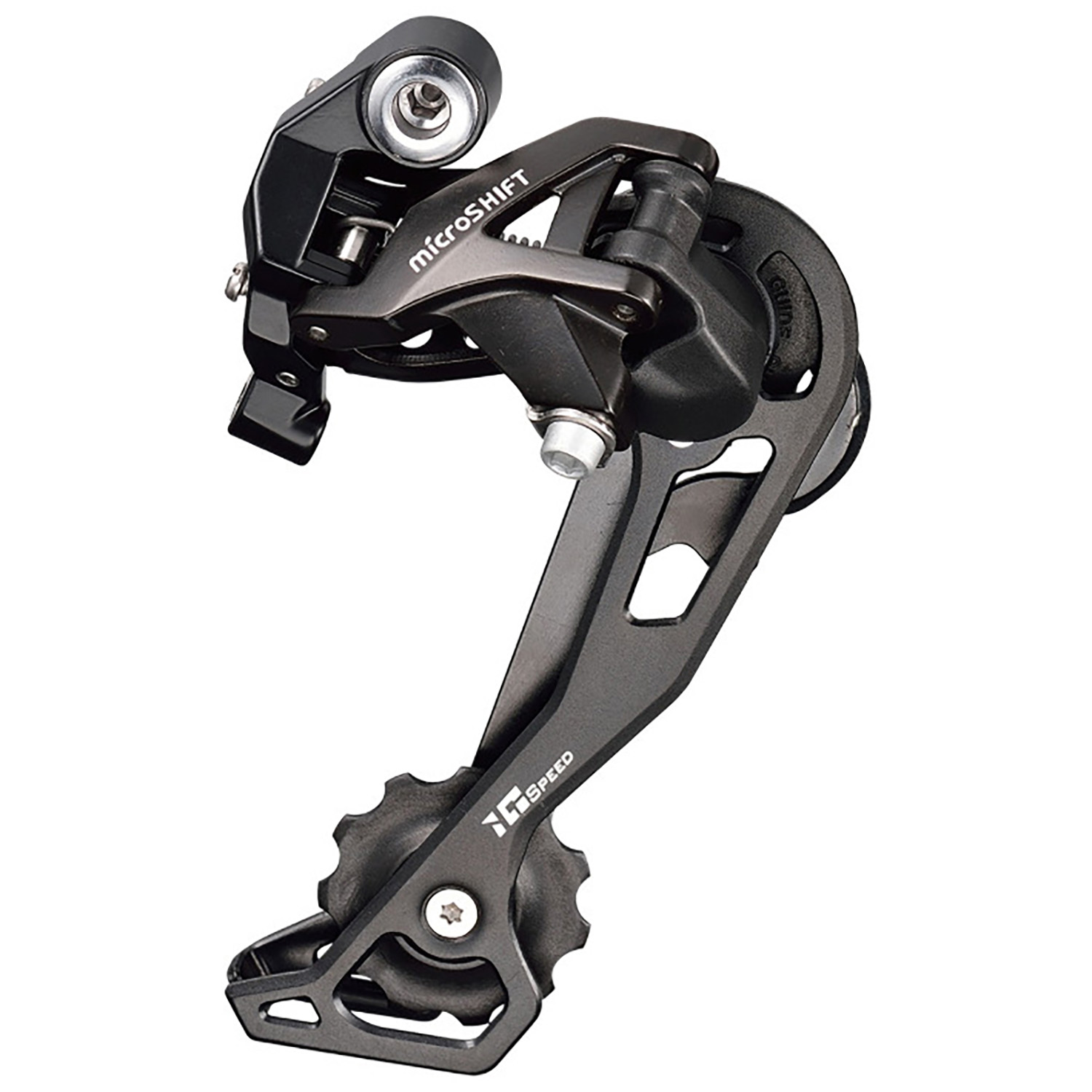 Microshift XLE10 Schaltwerk RD-M76 schwarz