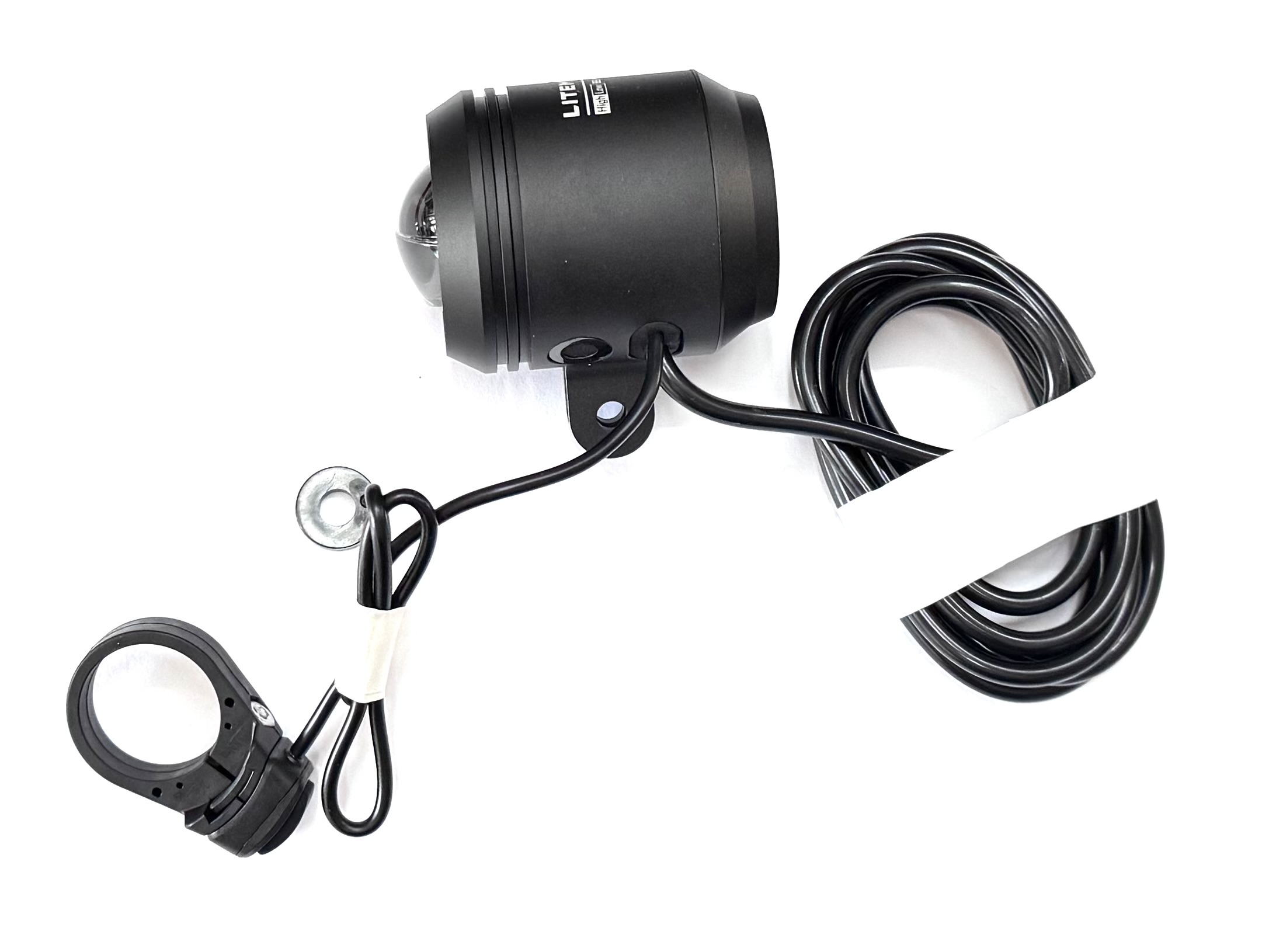 Litemove AE-130 Scheinwerfer E-Bike 130 Lux inkl. Fernlichtschalter