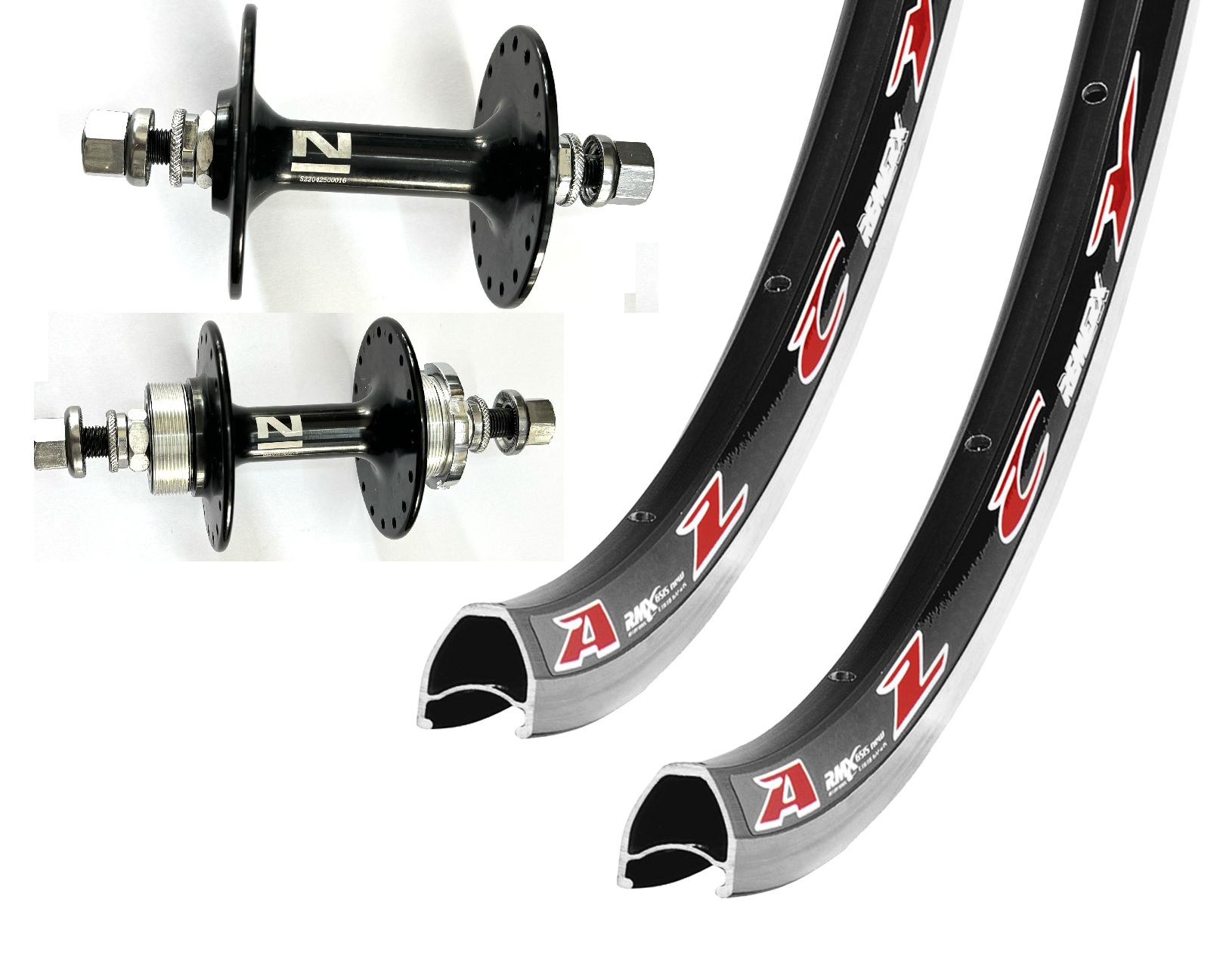 28" Novatec Bahn Fix/Free Laufradsatz/Remerx Alcyon schwarz