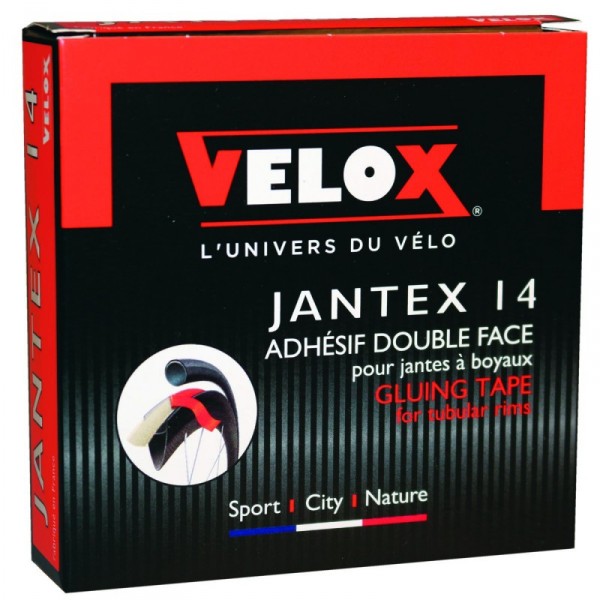 Velox Jantex 14 Schlauchreifen Klebeband 18mm (passend für 2 Laufräder)