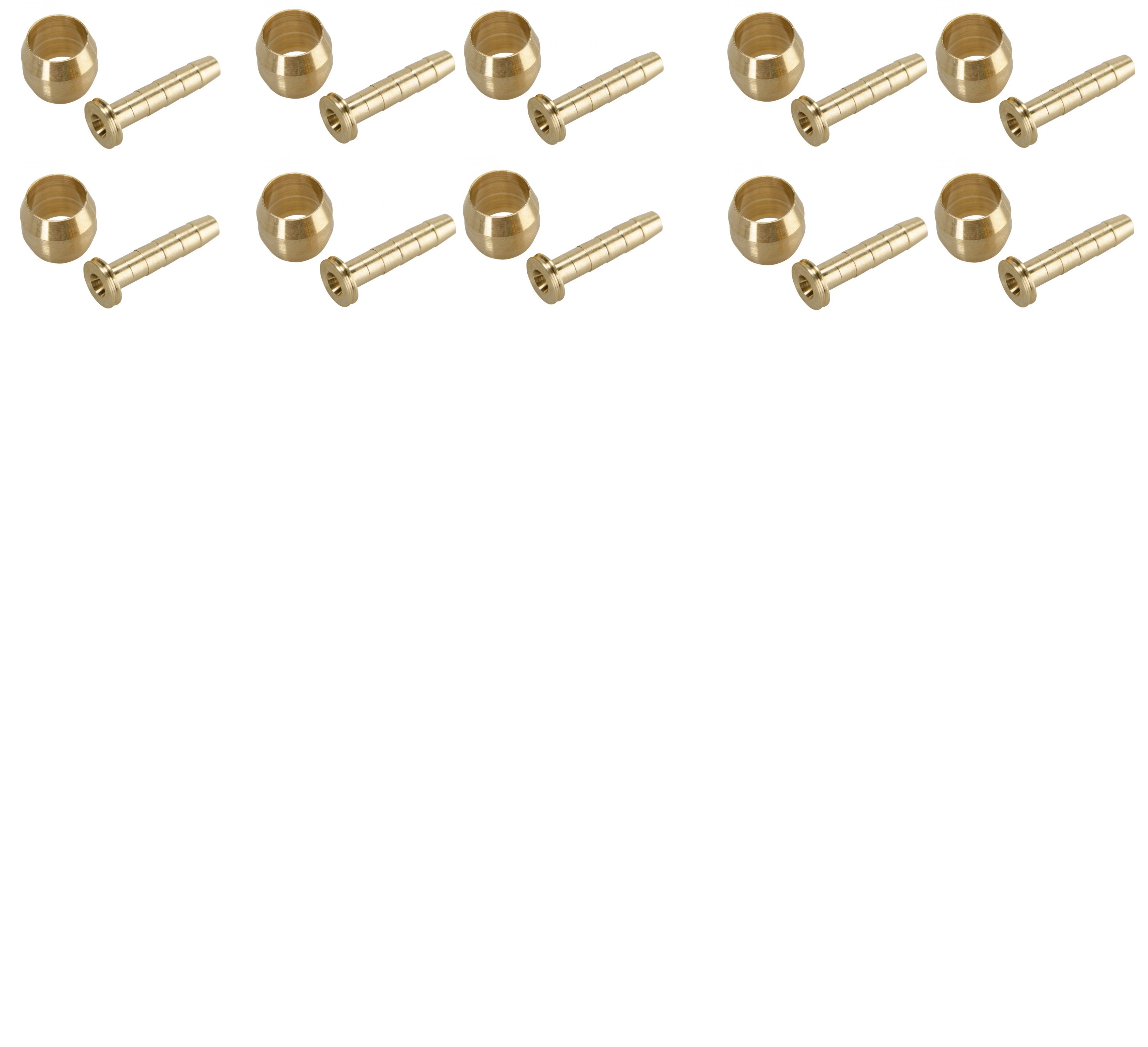 10er Set Shimano Stützhülse und Olive für SM-BH59/62/63/96 Scheibenbremsleitung