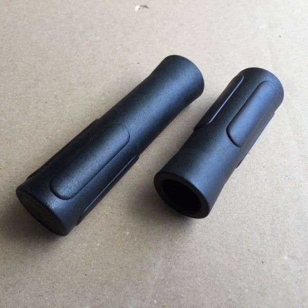 CNC Griffe für Nexus/Rohloff schwarz 120/90mm