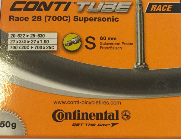 Continental Race Supersonic Schlauch 20-25/622 SV 60mm