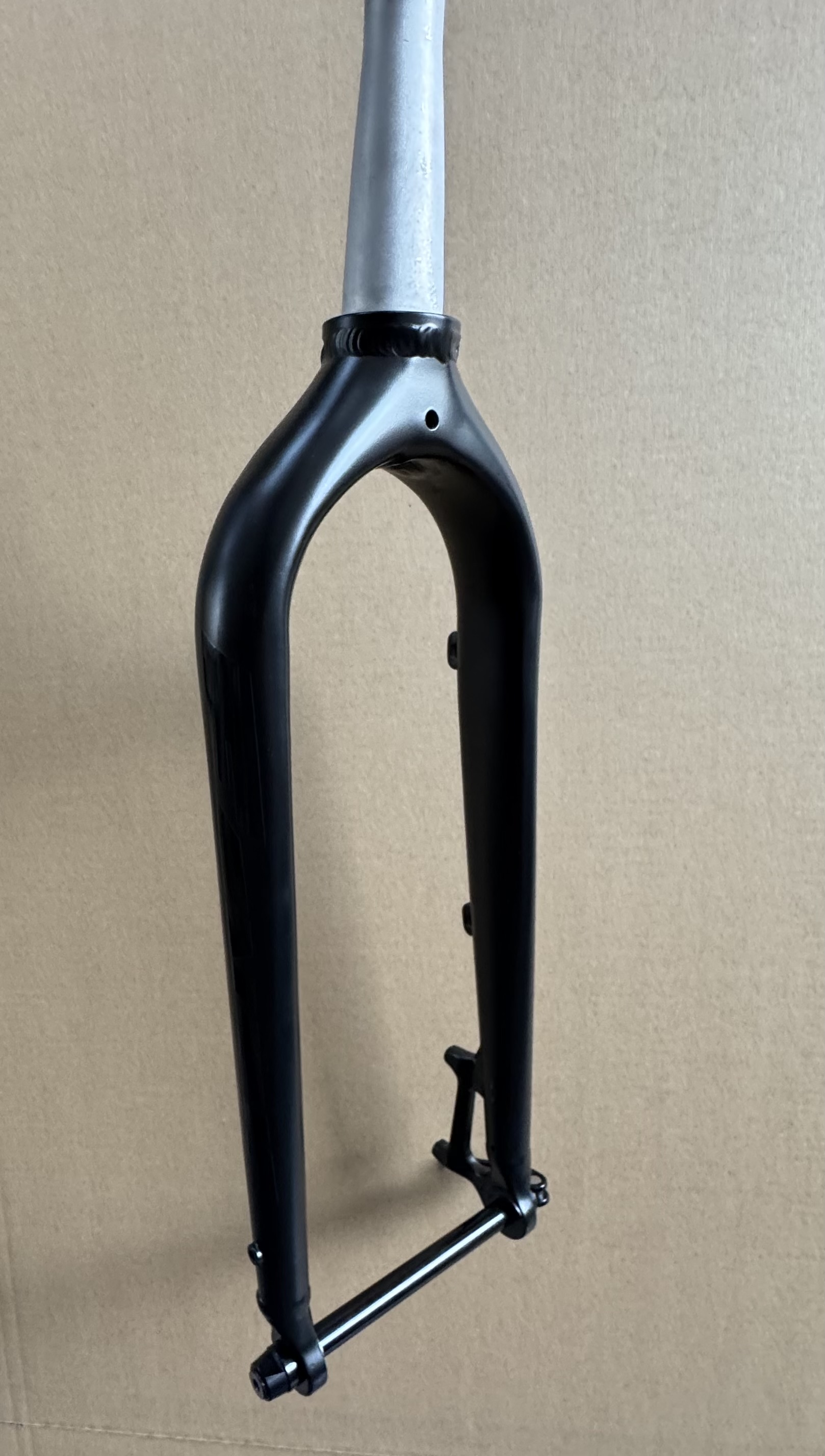 CNC Fatbike Alugabel 15x150mm Disc schwarz inkl. Steckachse