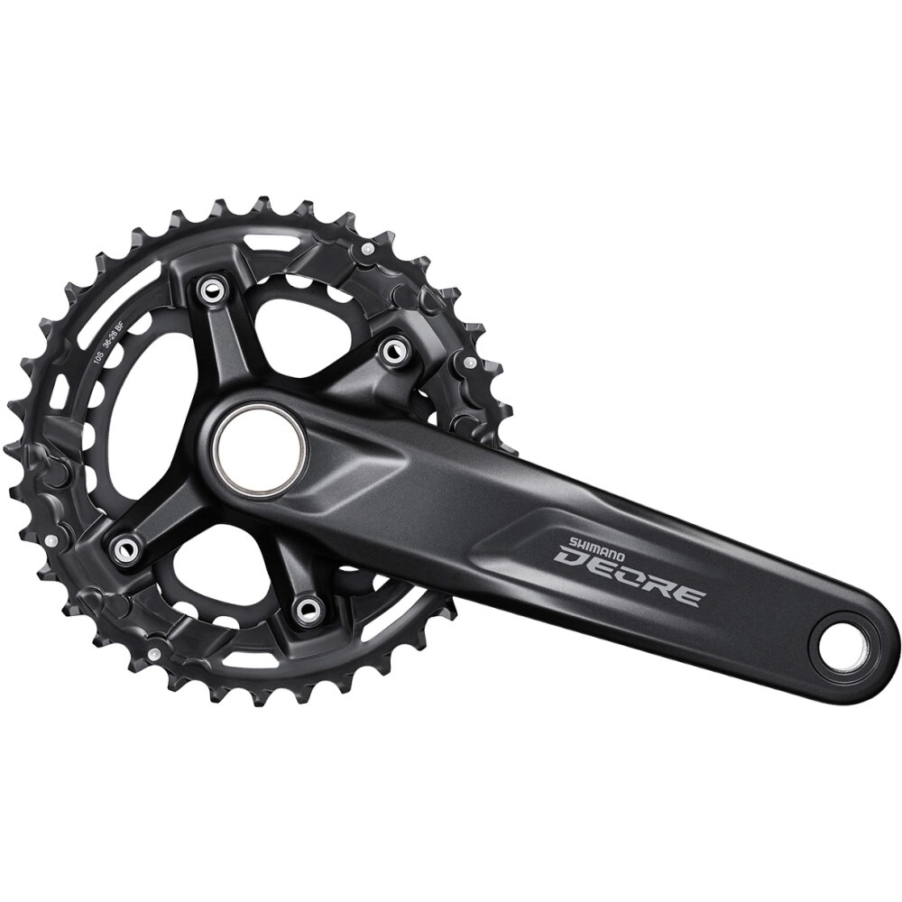 Shimano Deore Kurbel FC-M4100 175mm 36/26 schwarz ohne BB