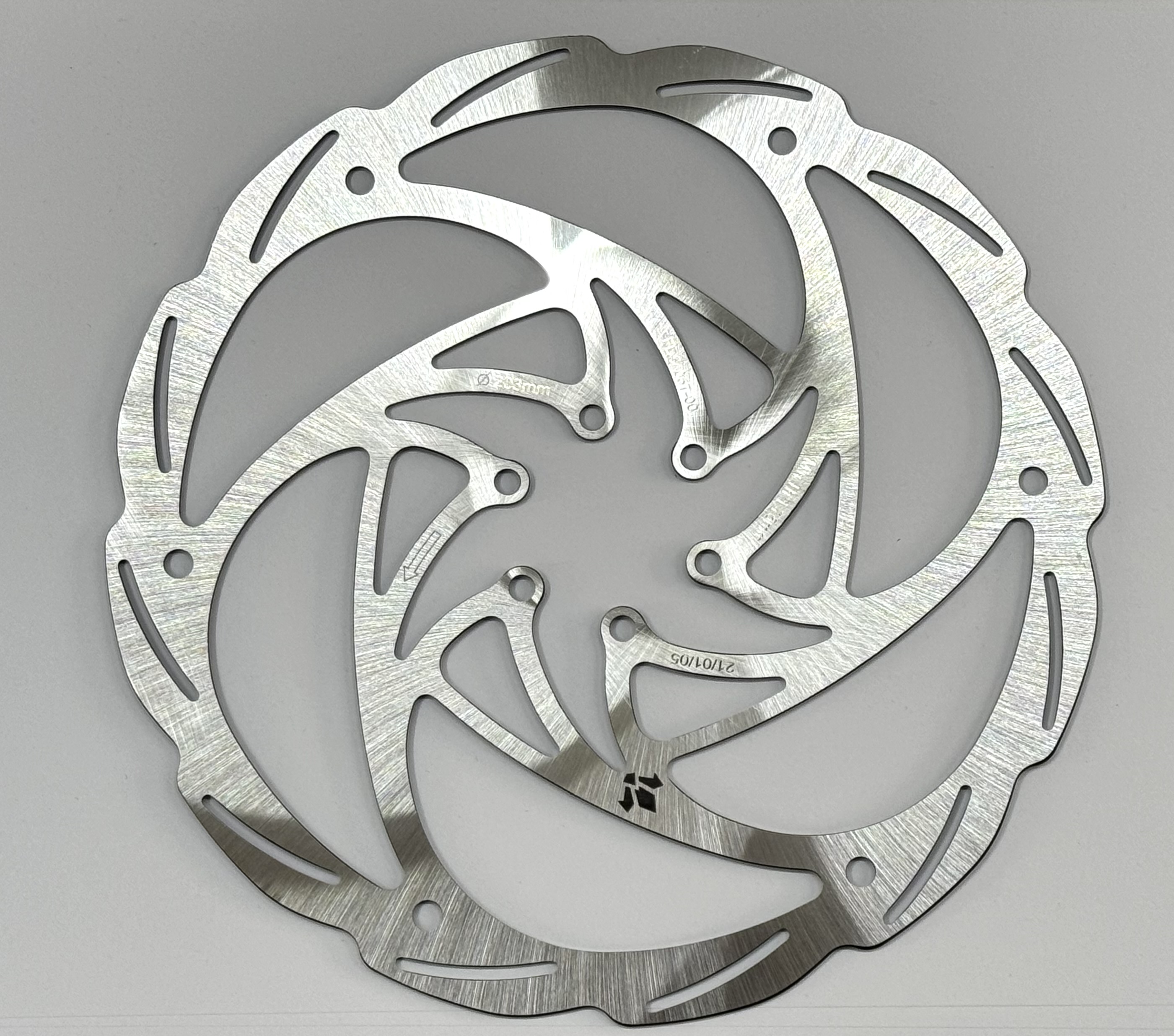 Formula 6-Loch Bremsscheibe 203mm ohne Schrauben