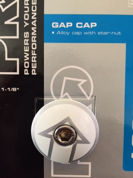 Pro Gap Cap 1 1/8" Aheadkappe mit Kralle weiss