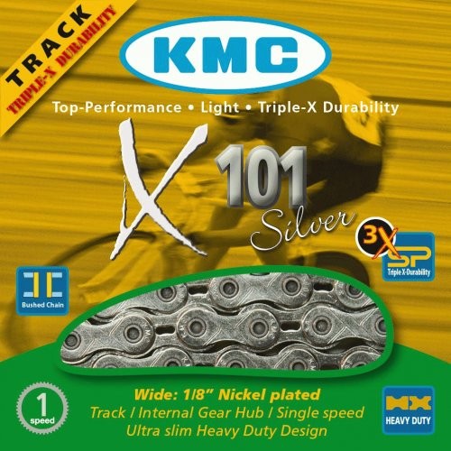 KMC X101 Devil Track Kette 1/8" silber