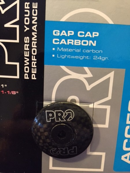 Pro Gap Cap 3K-Carbon 1 1/8" Aheadkappe mit Kralle