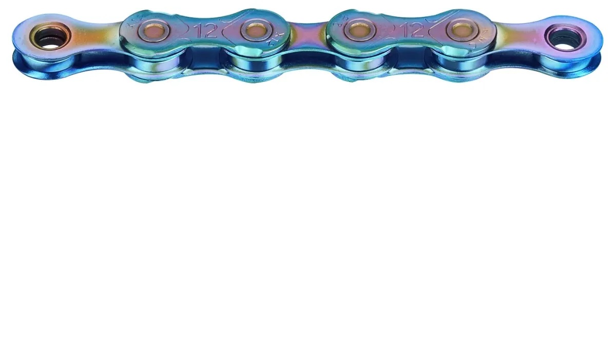 KMC X12 Kette aurorablue 126L waxed