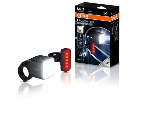 Osram Beleuchtungsset LEDs Bike Compact 50 Akku USB (STVZO zugelassen)