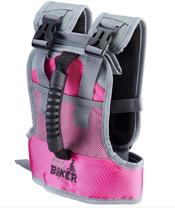Little Biker Kinderweste / Fahrradlernweste pink