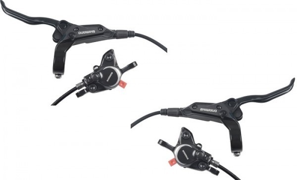 Shimano BL/BR-M315 Scheibenbremse rechts einzeln 2000mm schwarz ohne Rotor/Adapter