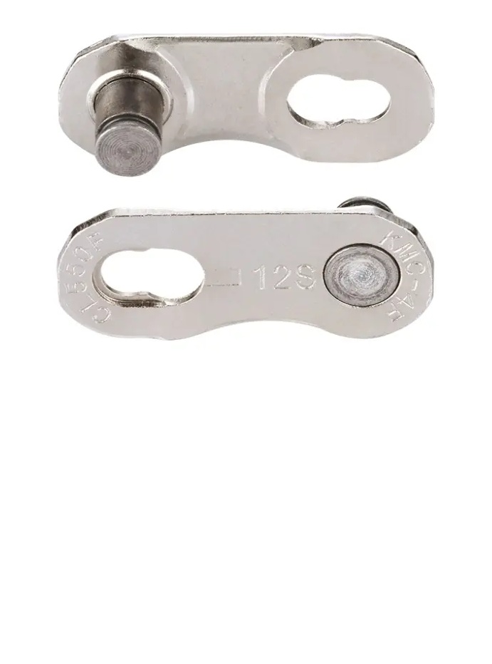 KMC Flat NR Kettenschloss Missing Link für KMC/Sram Flattop silber