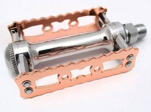 MKS Sylvan Touring Pedale silber/Kupfer