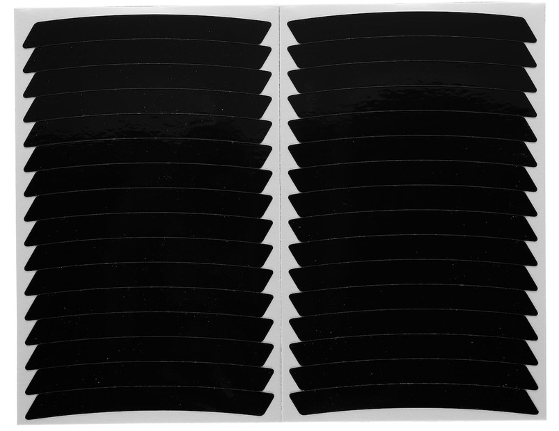 Procraft Felgenreflektoren Sticker schwarz 32er