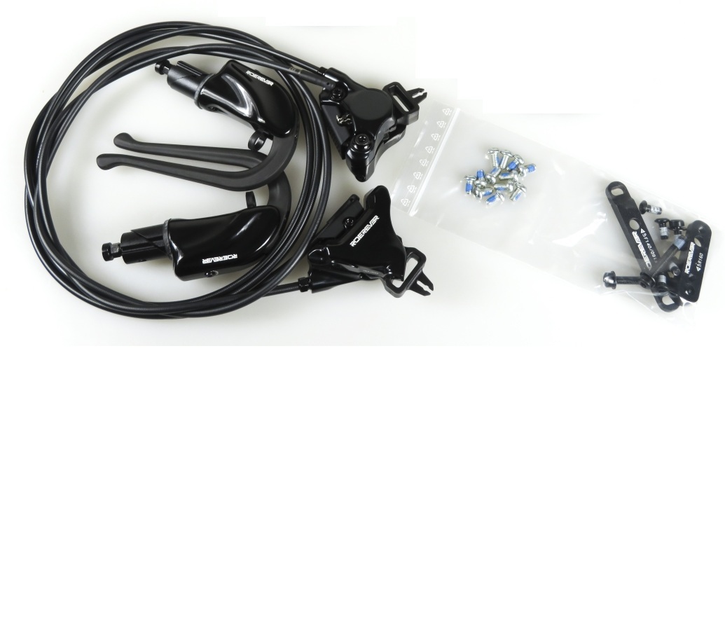 Riderever Triva Carbon Scheibenbremsenset FM schwarz