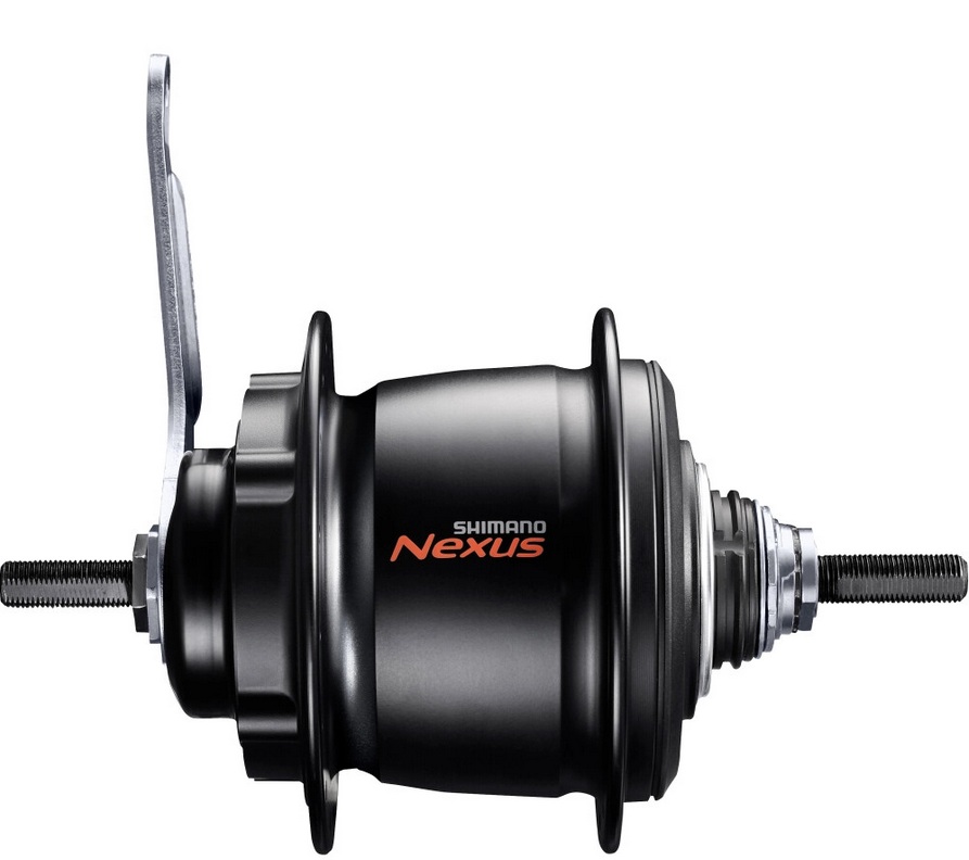 Shimano Nexus 8-Gang Getriebenabe mit Rücktritt/Scheibenbremse SG-C6000-8CD 36 Loch schwarz