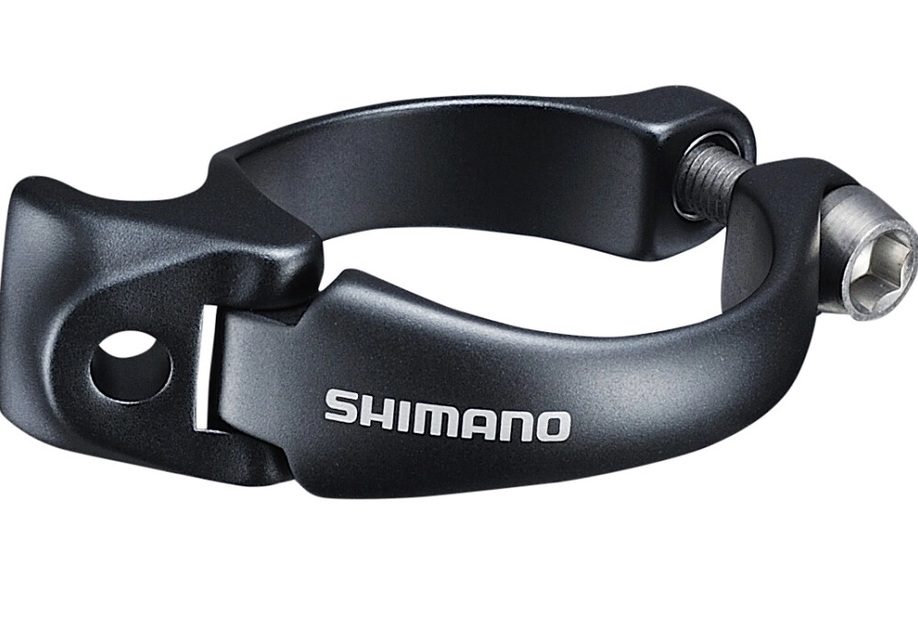 Shimano Umwerferschelle Aluminium  31,8mm schwarz