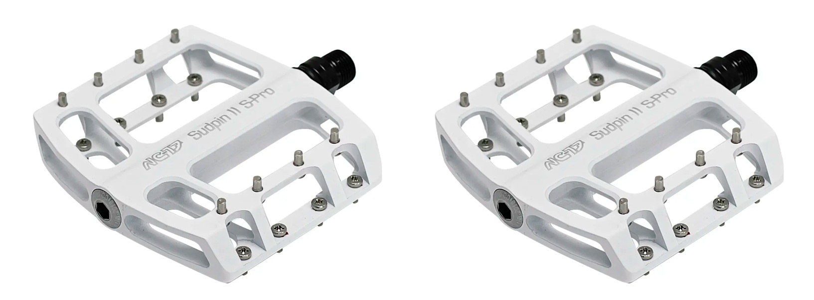NC-17 Sudpin II S-Pro Pedale weiss