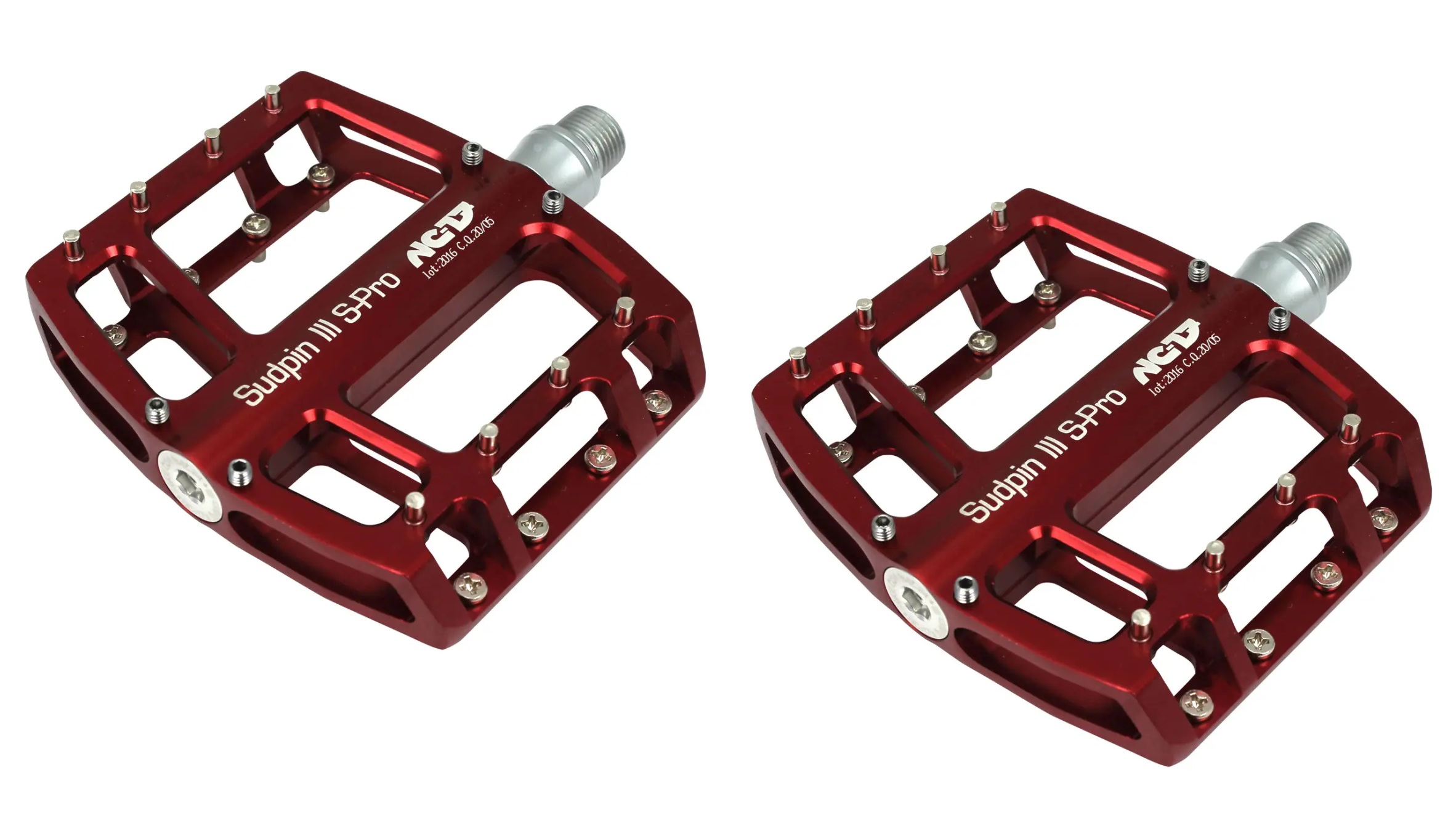 NC-17 Sudpin III S-Pro Pedale rot