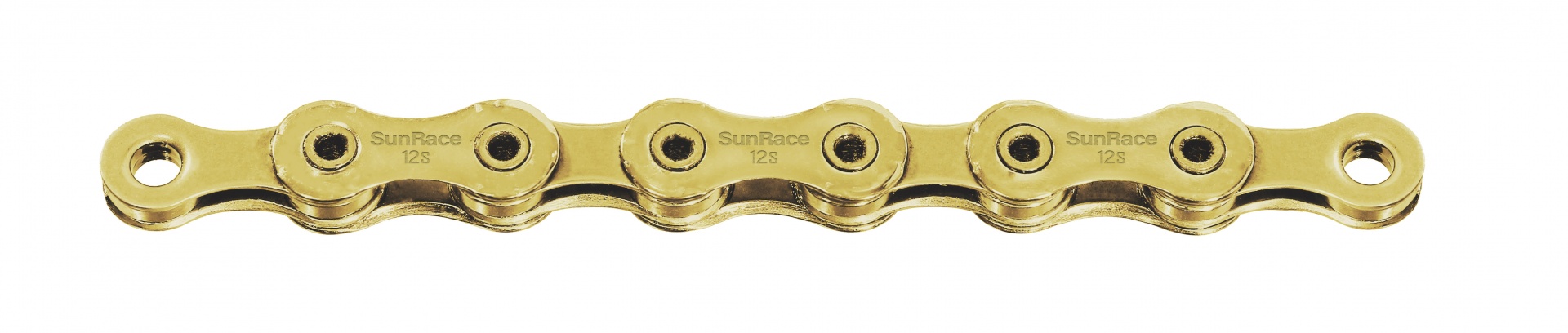 Sunrace CN12H 12-fach Kette gold SL 126L