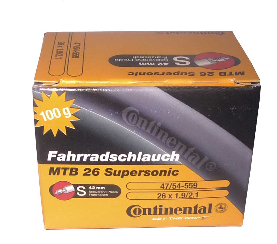 Continental MTB Supersonic Schlauch 47/55-559 SV 42mm