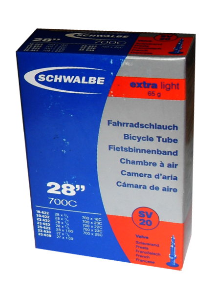 Schwalbe Schlauch 28" SV20 extra light 40mm