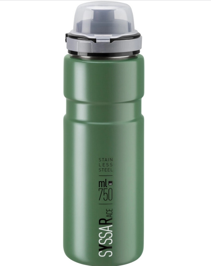 Elite Trinkflasche Syssa Race Edelstahl 750 ml grün