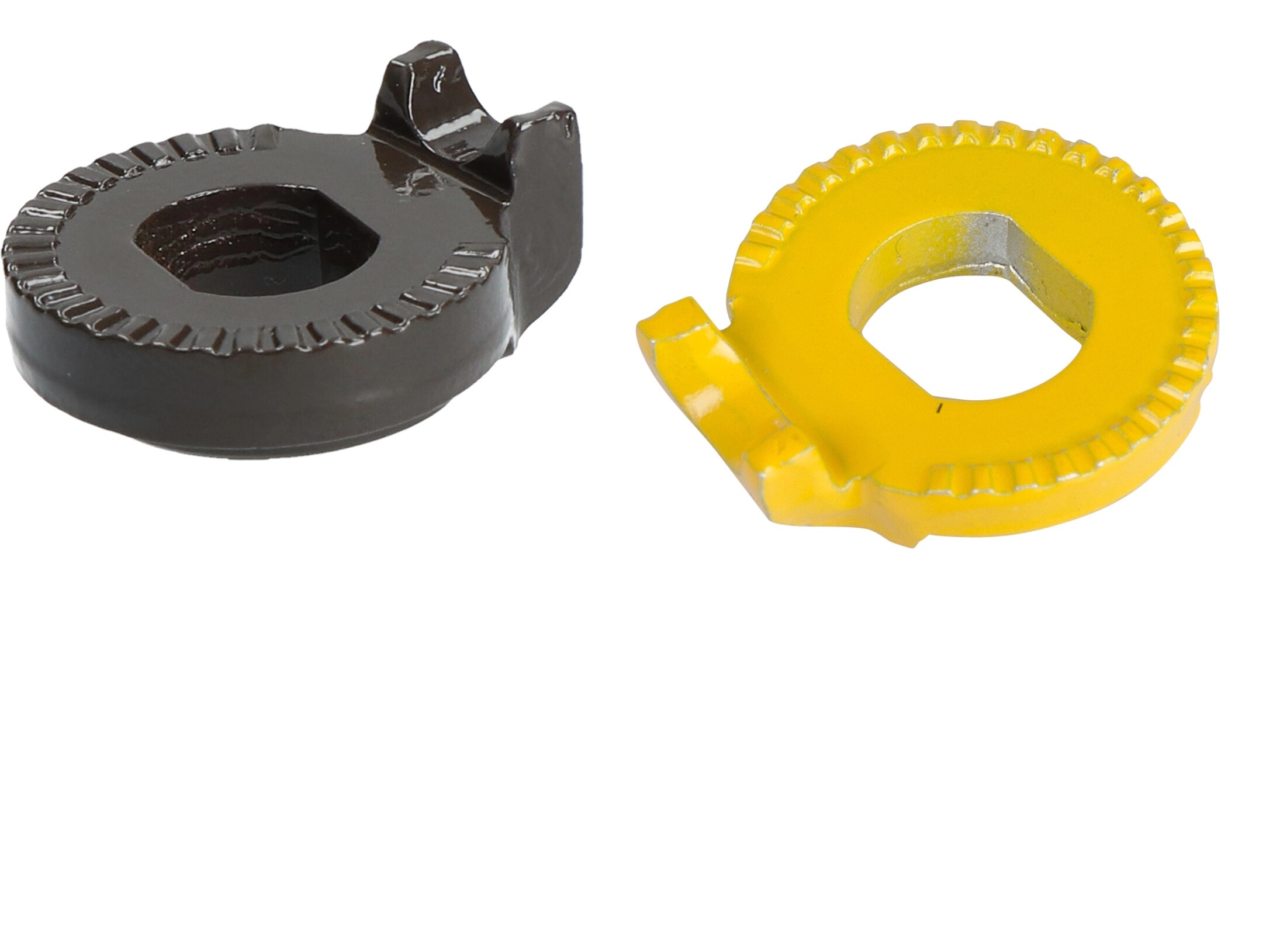 Shimano Verdrehsicherungsscheiben-Set 5L/5R (braun/gelb)