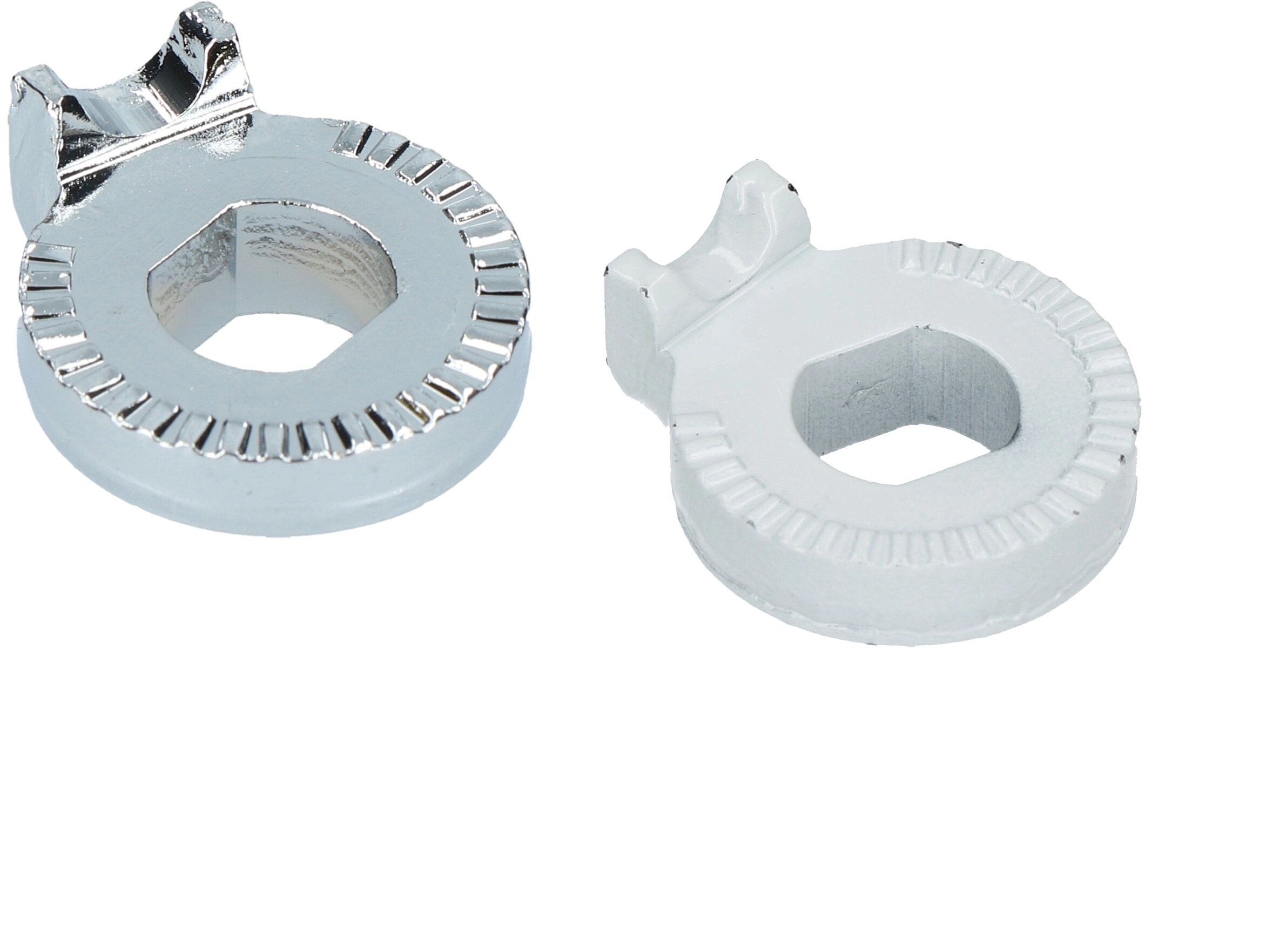 Shimano Verdrehsicherungsscheiben-Set 6L/6R (silber/weiss)