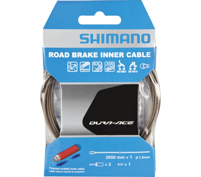 Shimano Bremsinnenzug polymerbeschichtet Rennrad